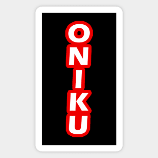 ONIKU: Vertical In Red Magnet